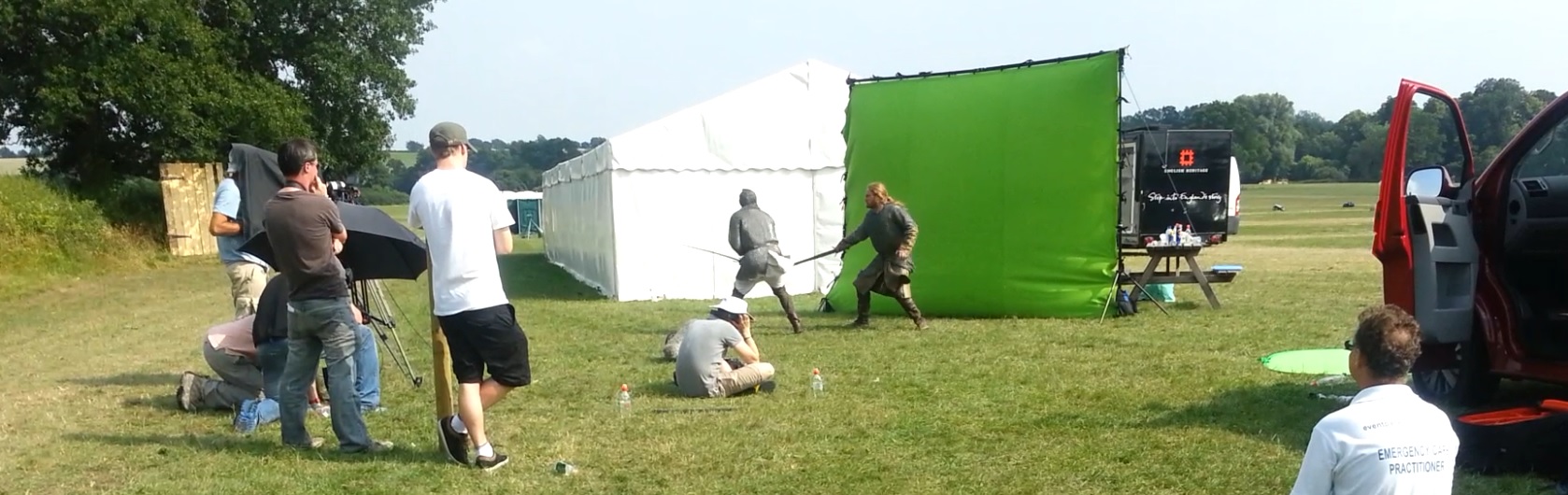 Filming for Channel 4 – © Malcolm Butler 2013