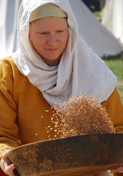 Winnowing the wheat from the chaff  – © Alison Offer 2016