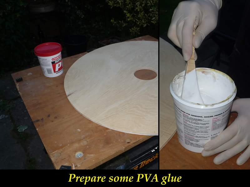 Prepare some PVA glue